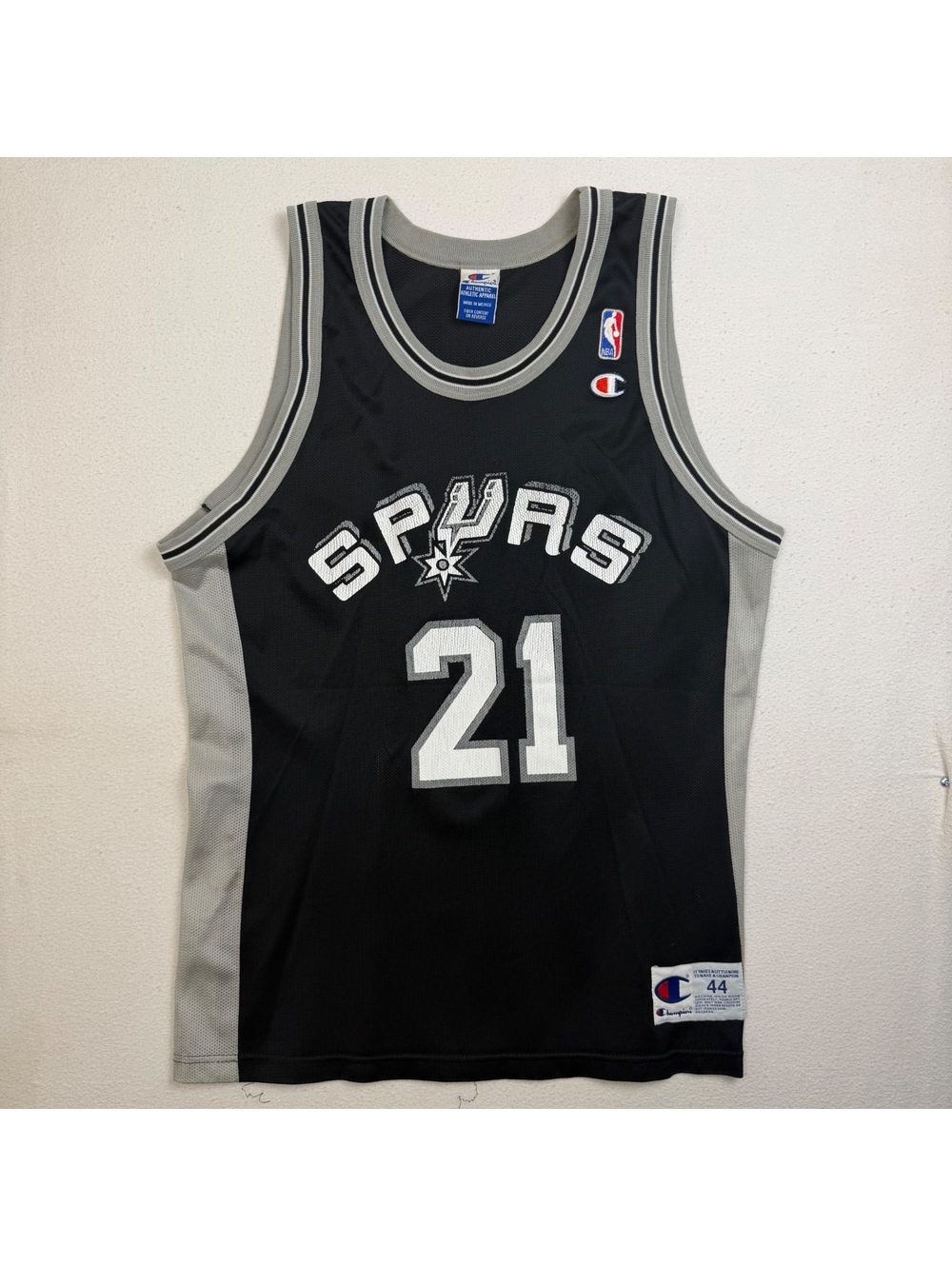 Vintage San Antonio Spurs Duncan #21 Jersey Men's Medium
